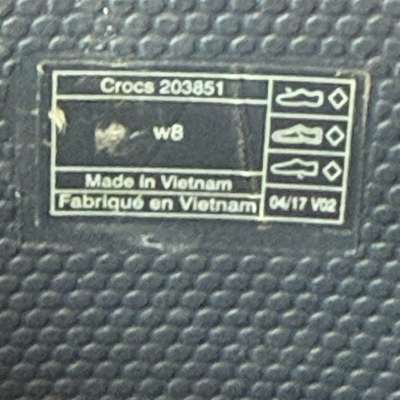 Women’s Crocs Freesail Shorty Rain Boot 203851 in Dark Navy Women's Size 8 - Picture 12 of 16